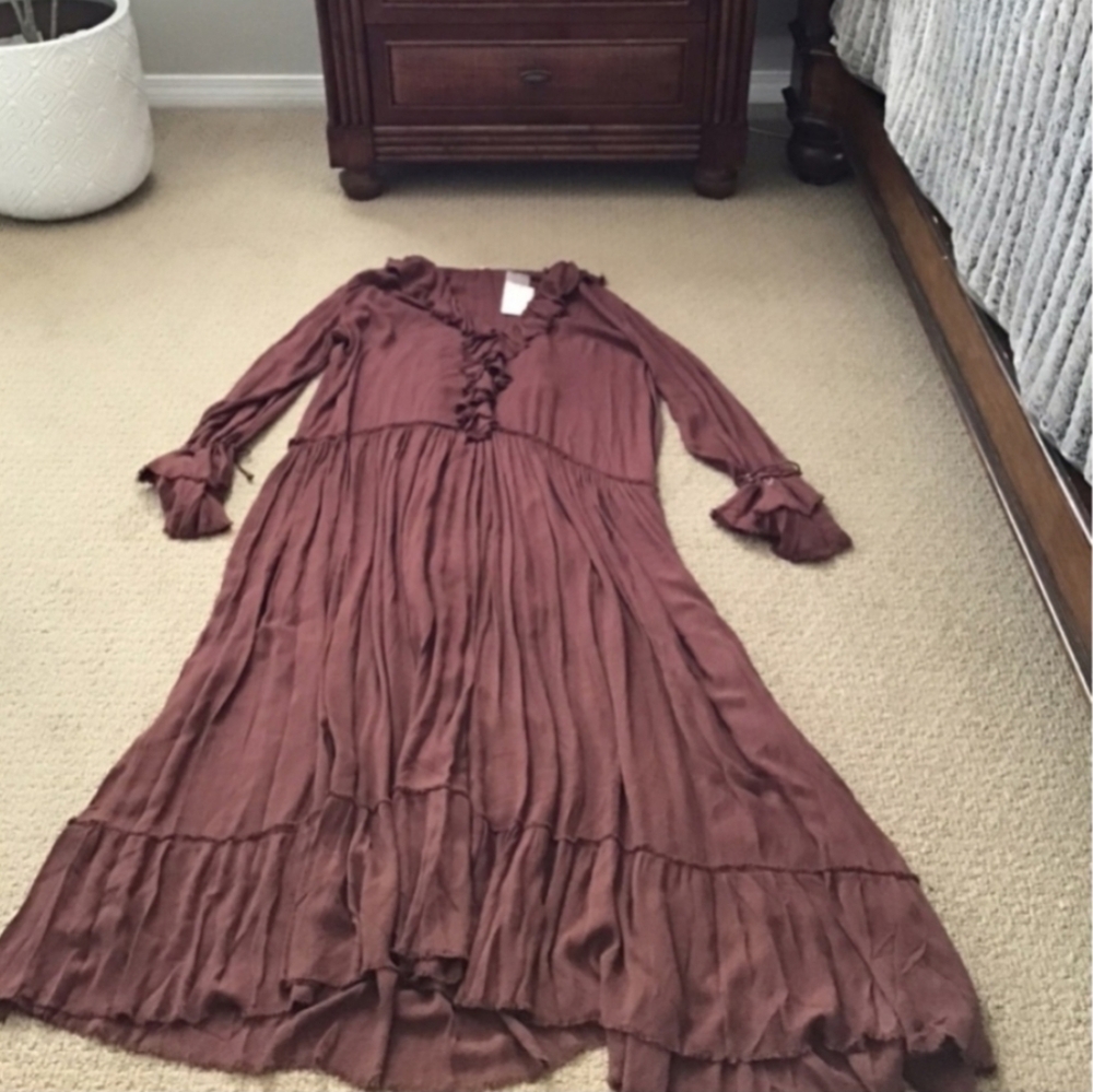 Free People Sweet Darlin' Ruffle Dress XL - Picture 16 of 16